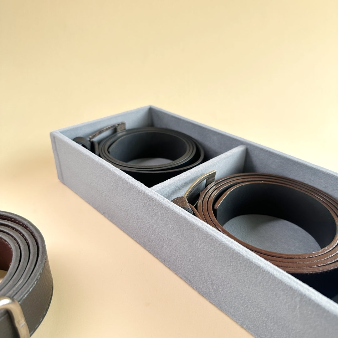 3 Slot Belt Tray for Belts & Small Accessories