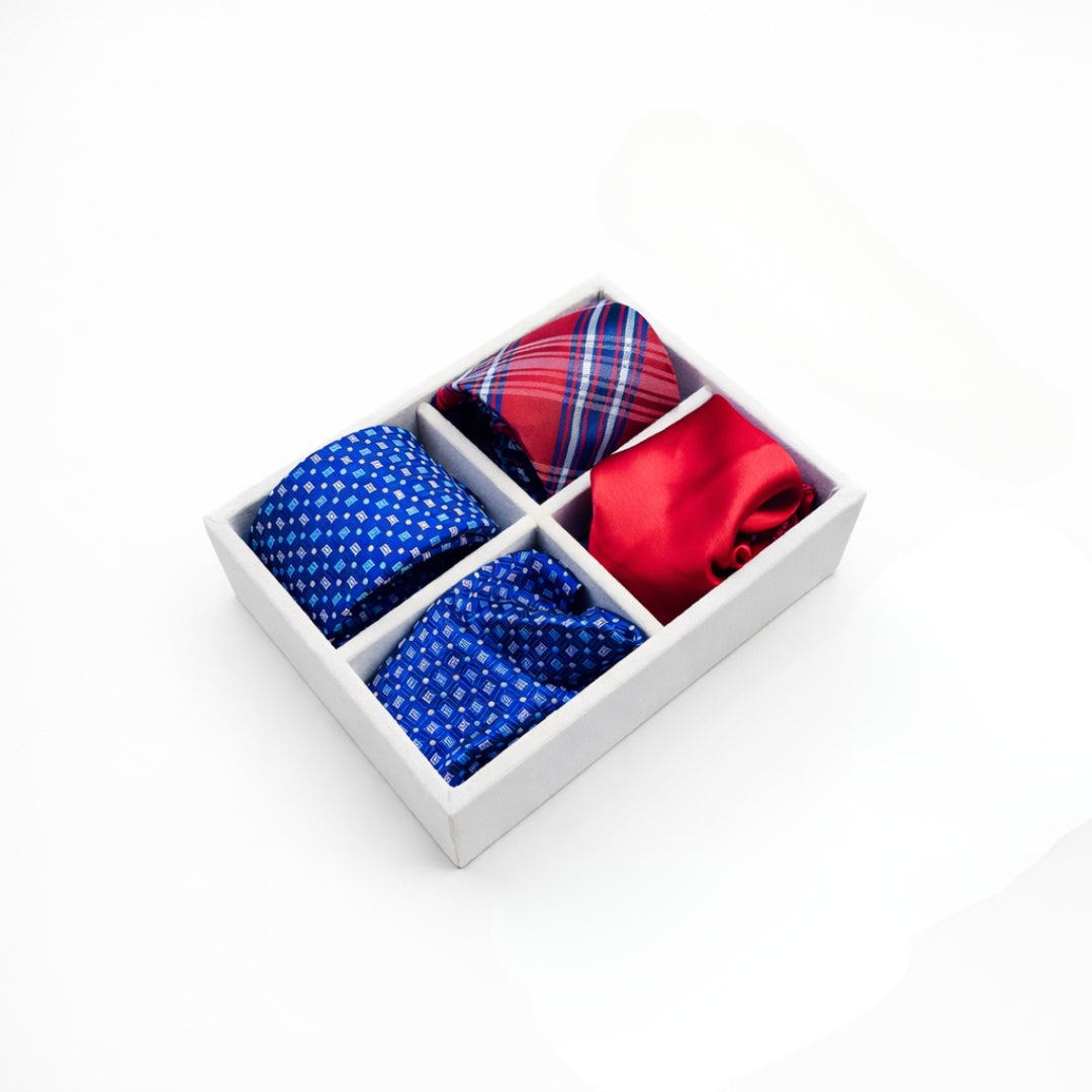 4 Slot Tie & Pocket Square Tray