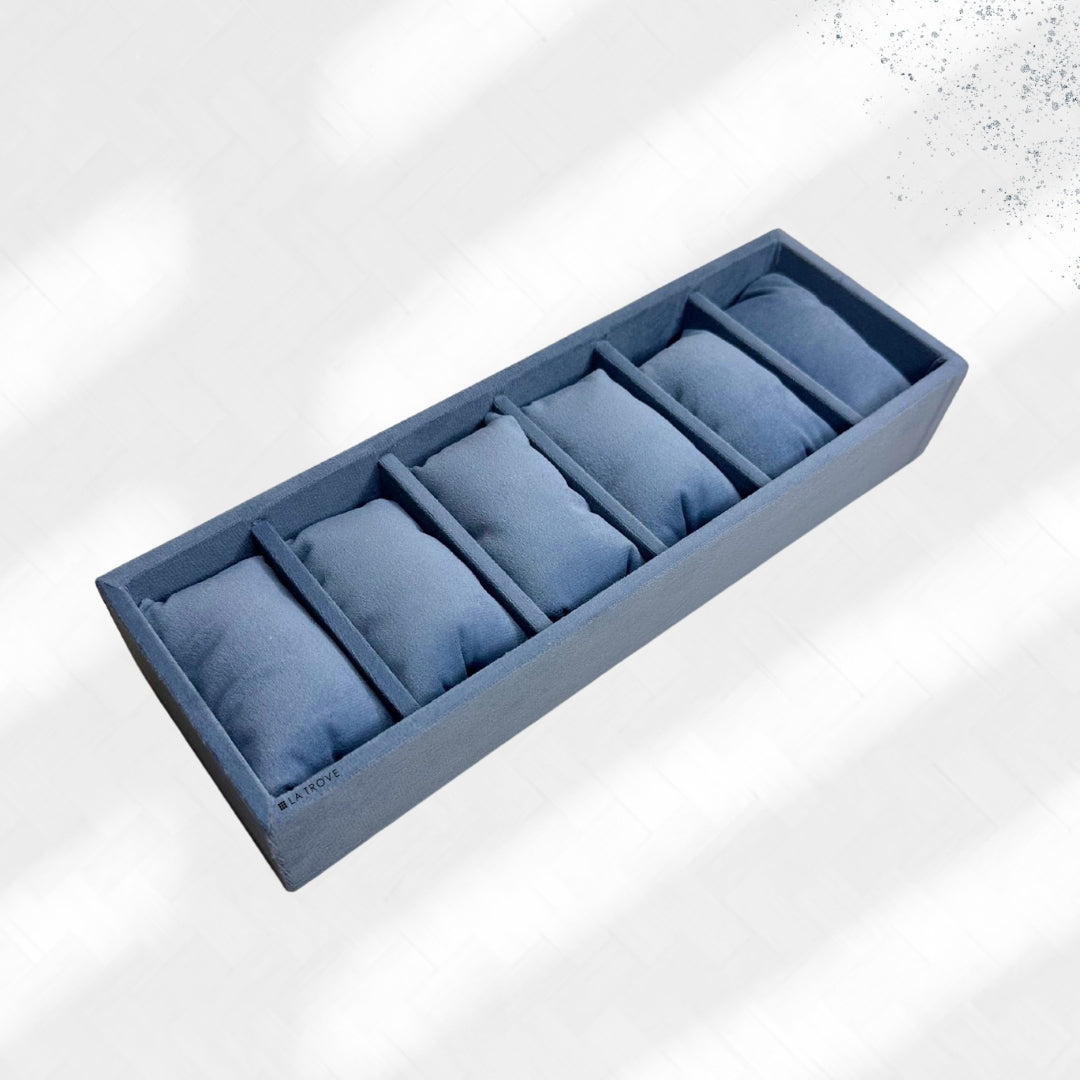 6 Slot Watch & Bracelet Tray (Sleek)