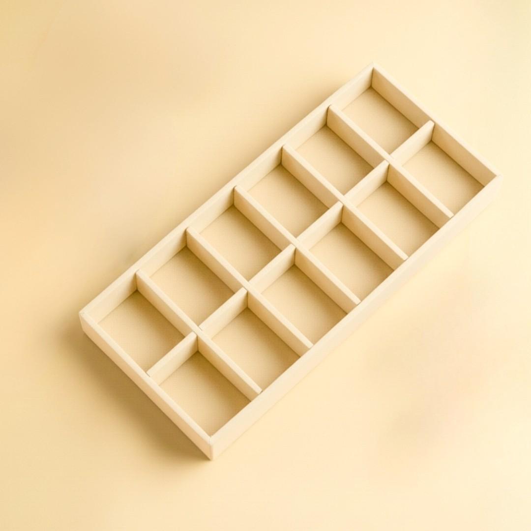 12 Slot Socks Tray for Socks & Small Accessories