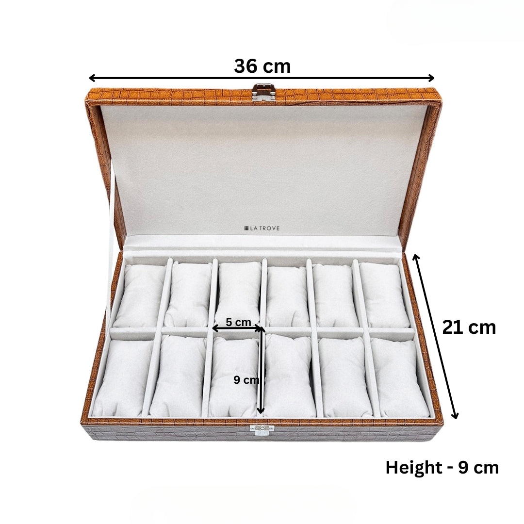 12 Slot Watch Box