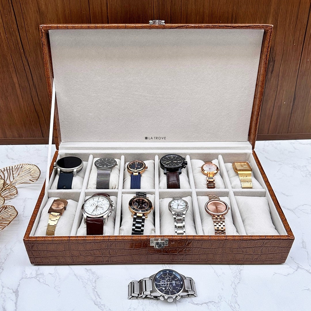 12 Slot Watch Box