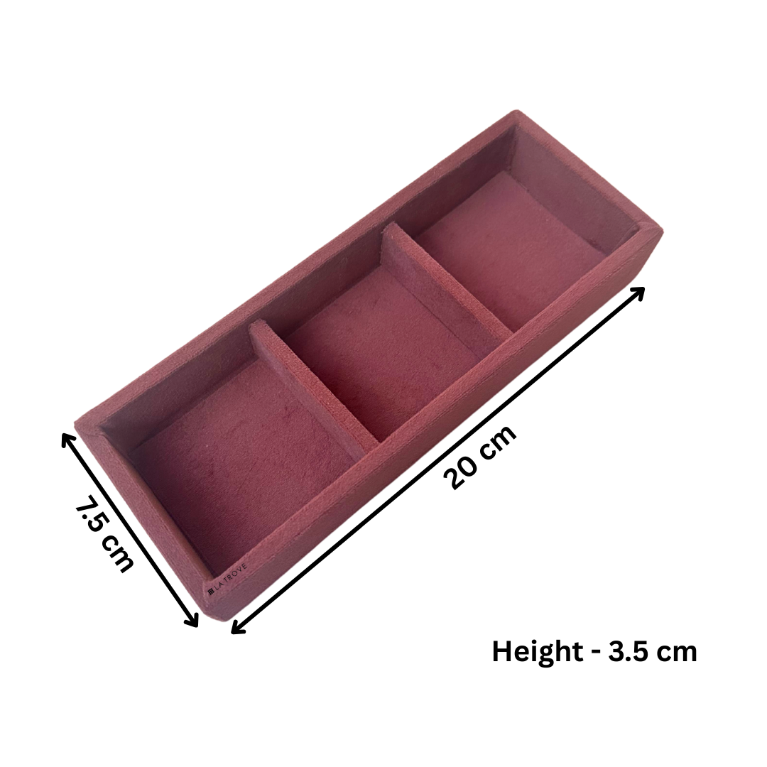3 Grid Jewellery Tray (Micro)