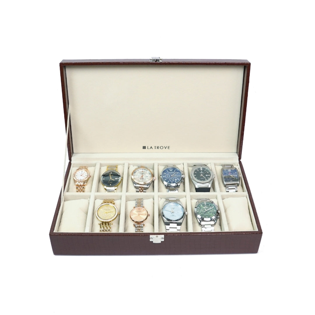 12 Slot Watch Box