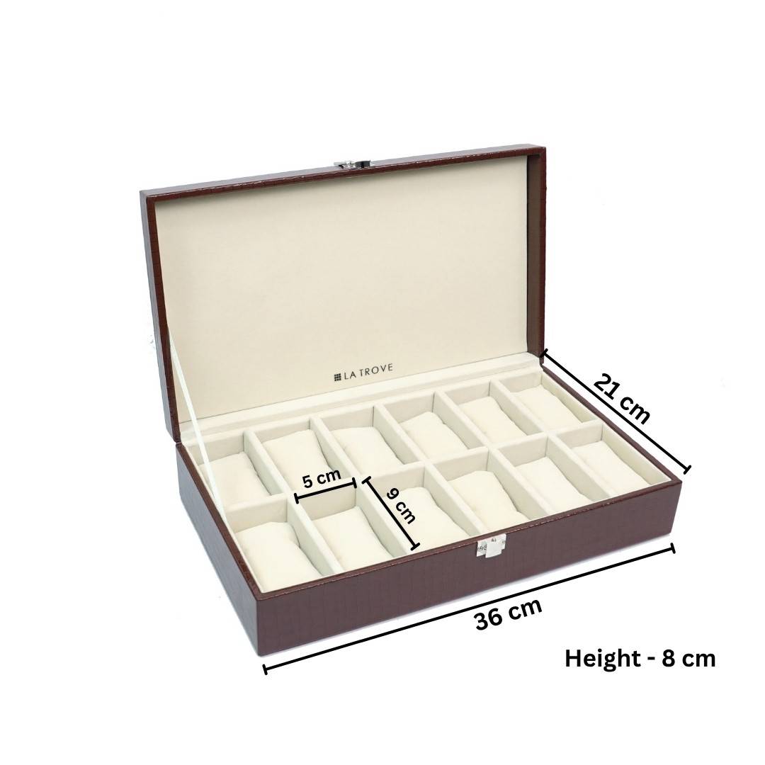 12 Slot Watch Box
