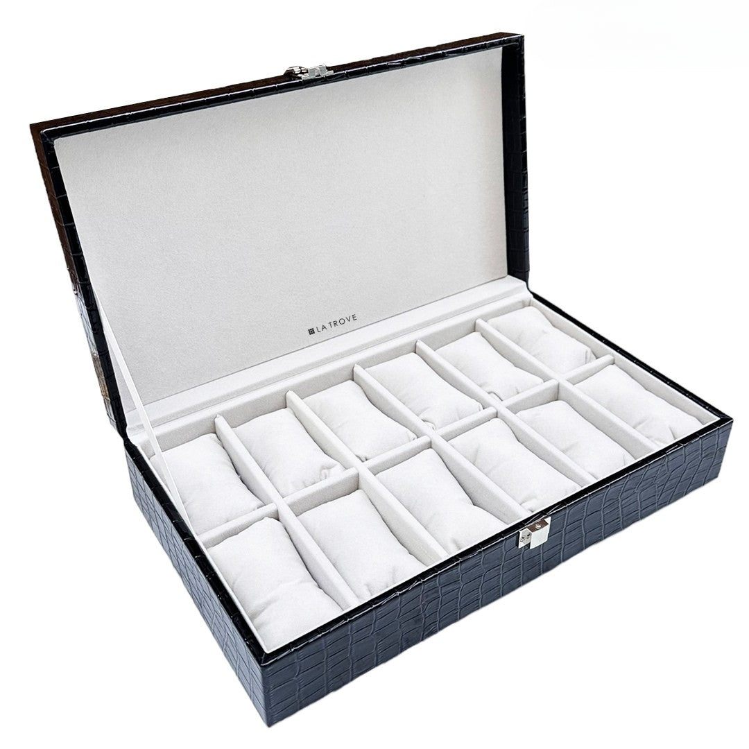 12 Slot Watch Box