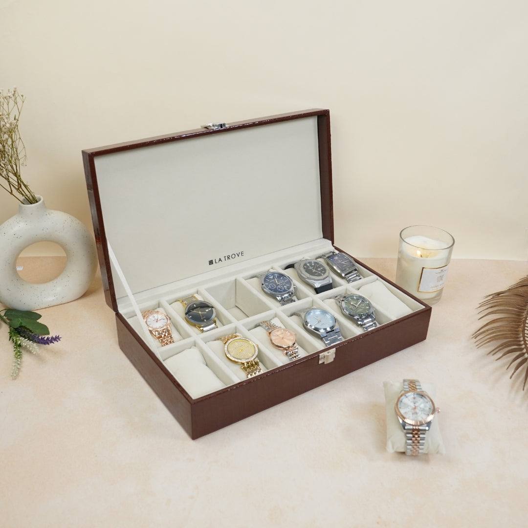 12 Slot Watch Box