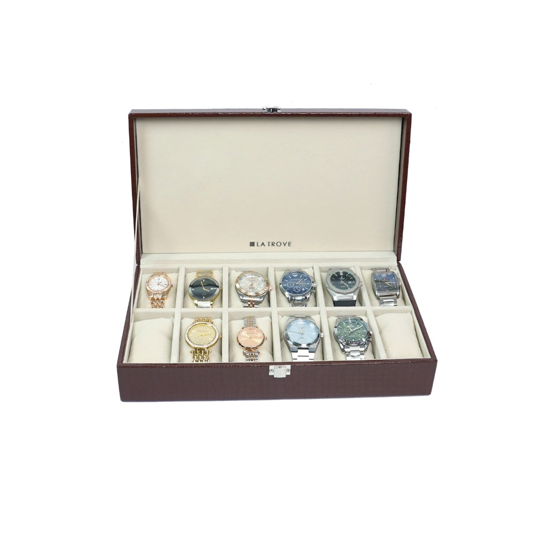 12 Slot Watch Box