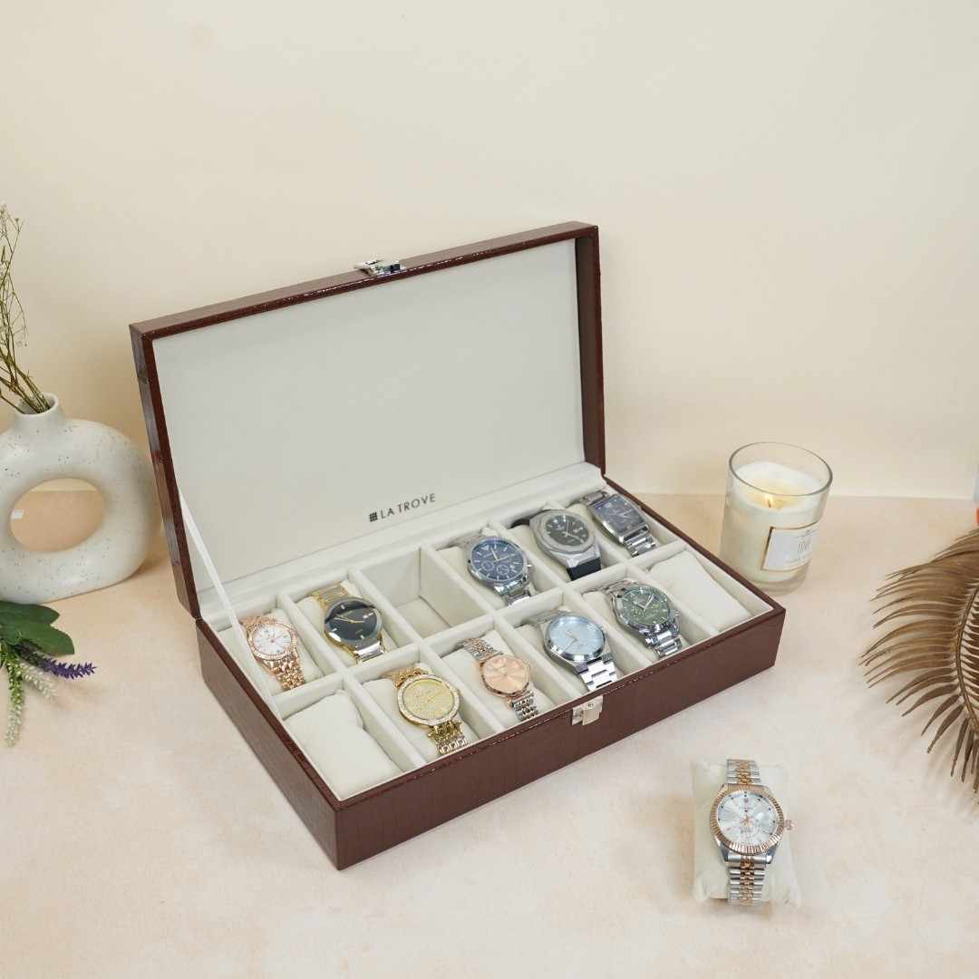 12 Slot Watch Box