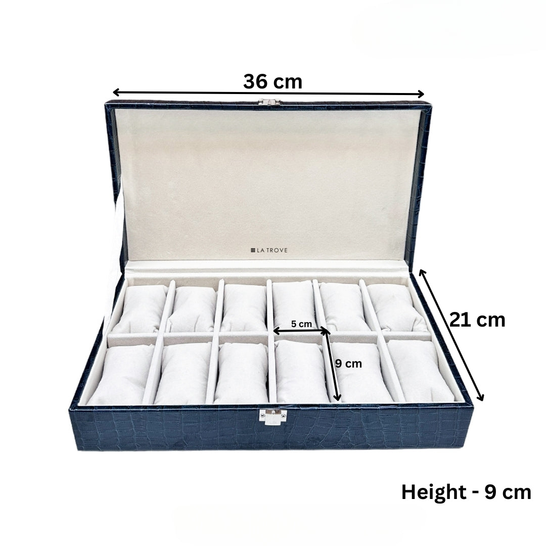 12 Slot Watch Box