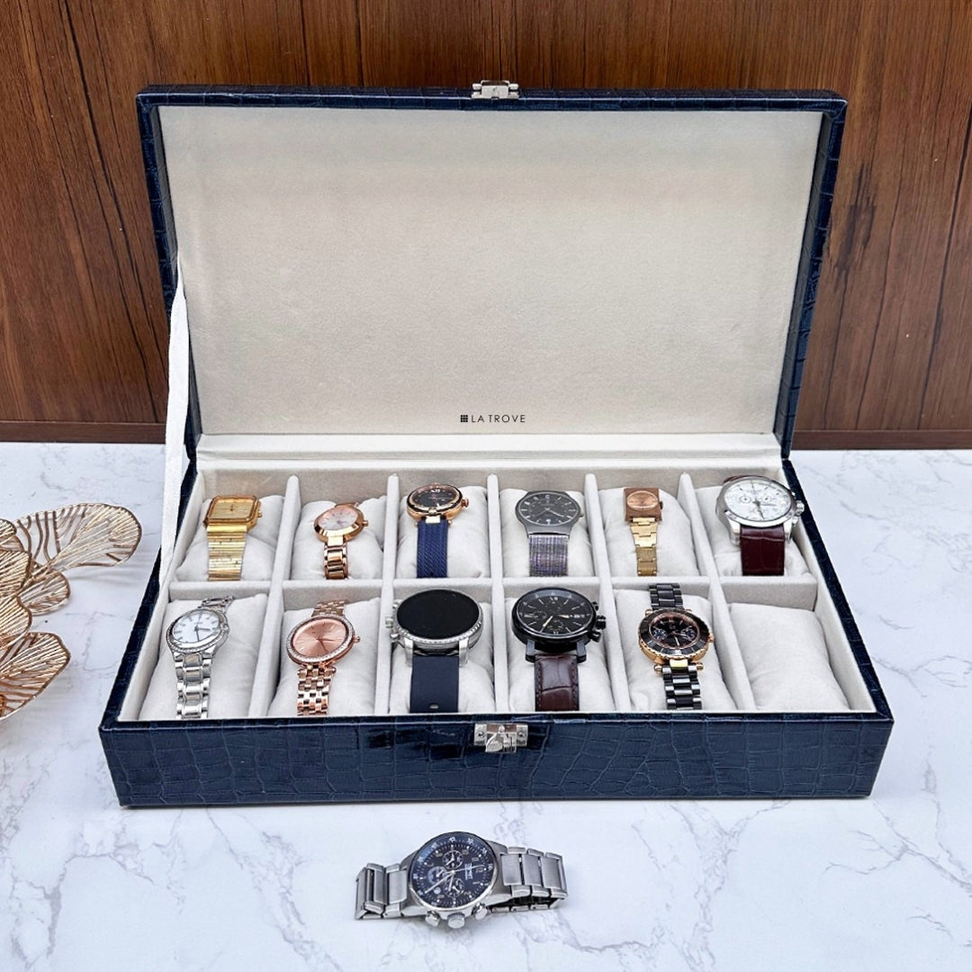 12 Slot Watch Box