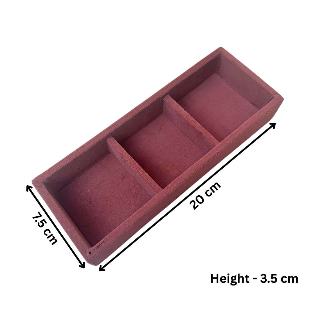 3 Grid Jewellery Tray (Micro)