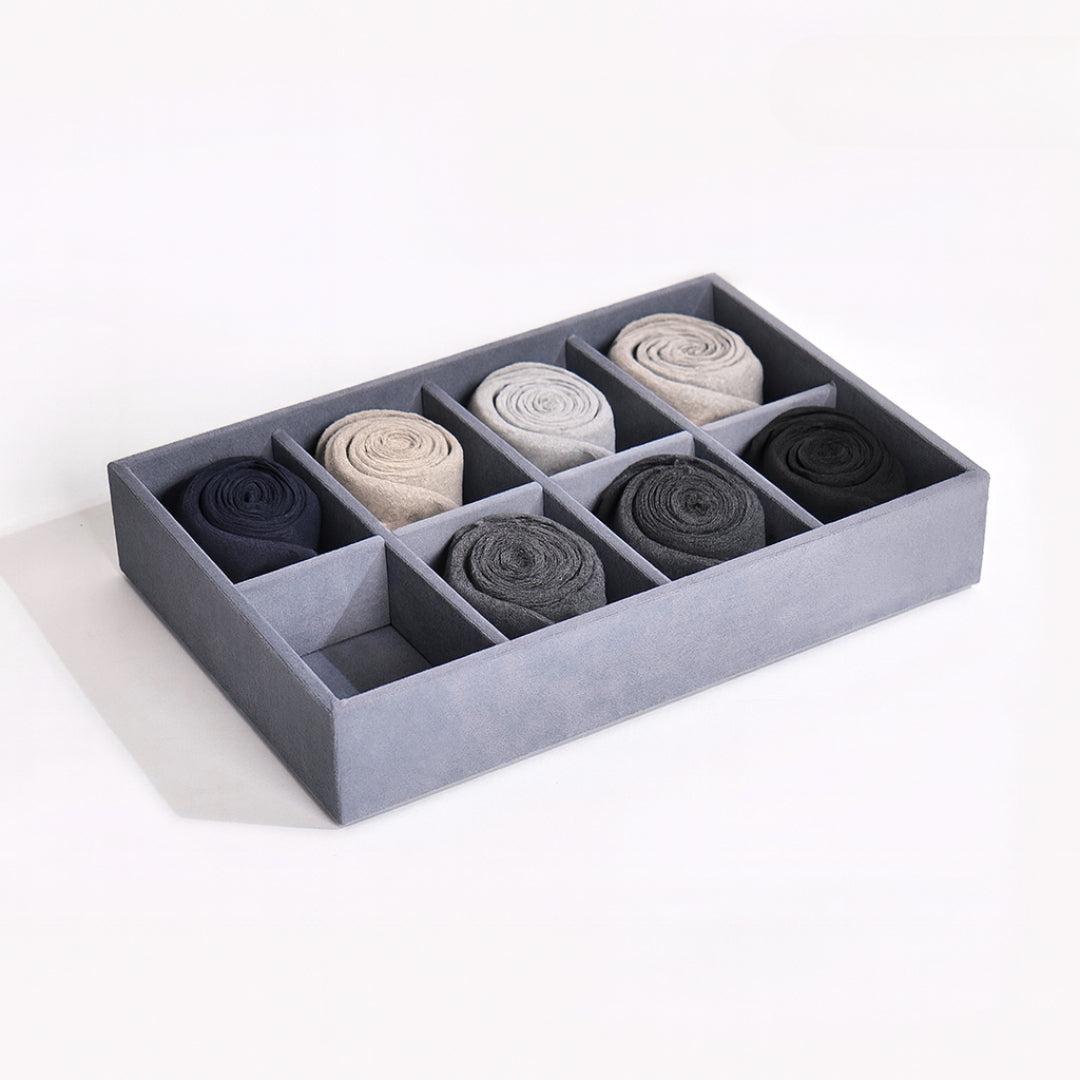 8 Slot Socks Organiser Tray