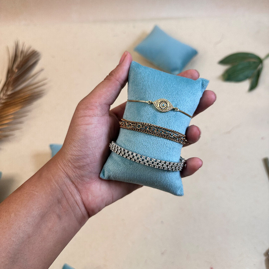 Velvet Display Pillow for Watch & Bracelet