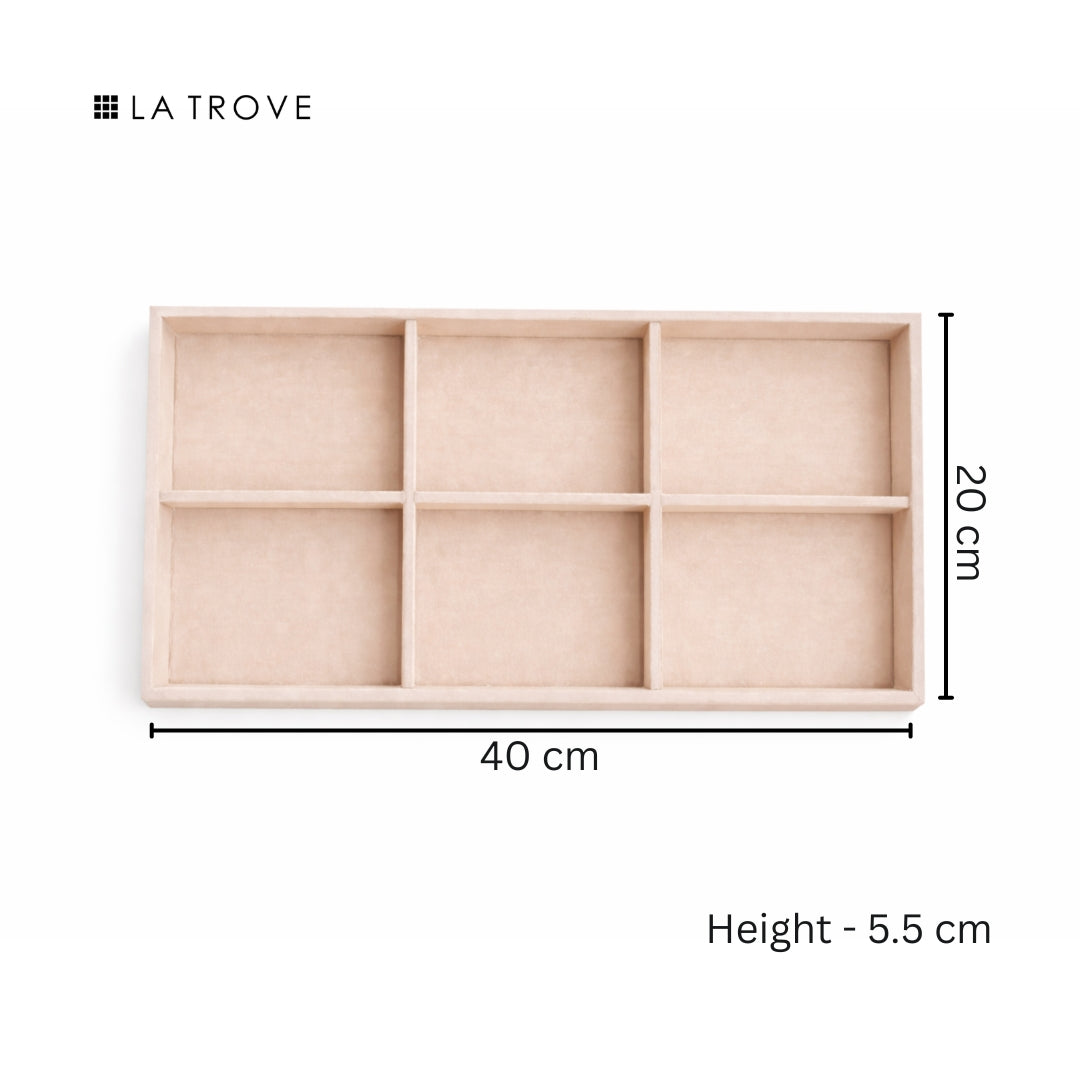 6 Slot Belt Tray Large