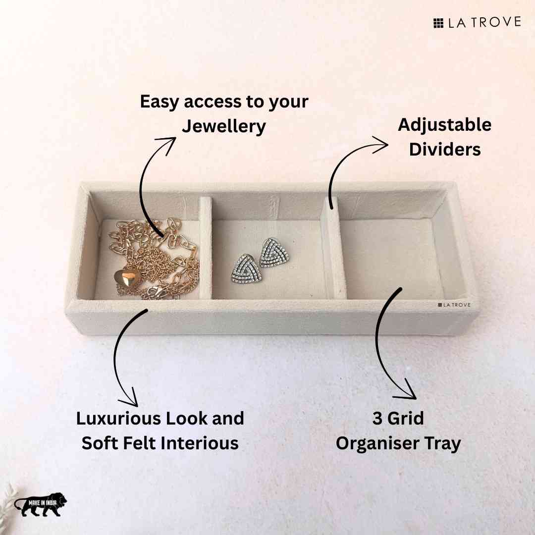 3 Grid Jewellery Tray (Micro)