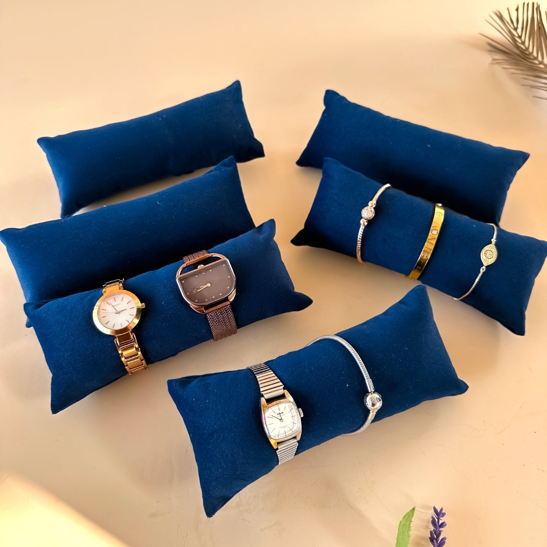 Long Velvet Pillows for Watch, Sunglass & Jewellery Trays