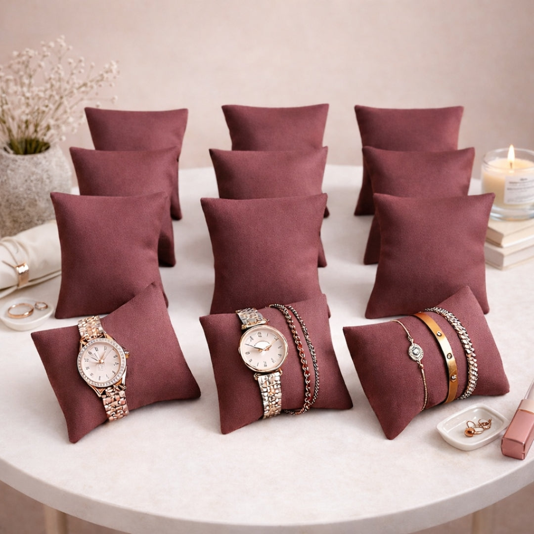 Soft Cushion Pillow for Watch & Bracelet Display – Pack of 12