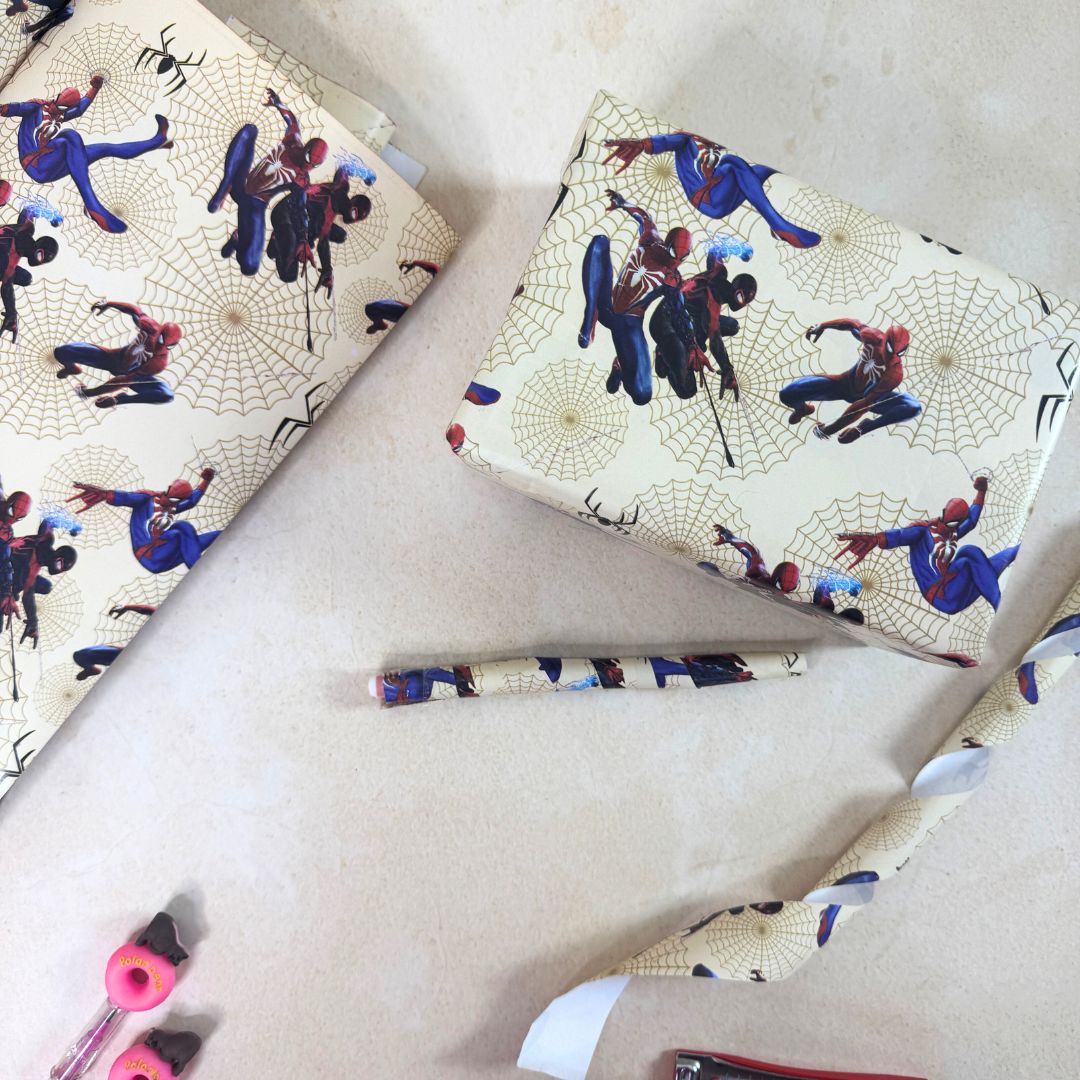 Kids Spider-man Packing Paper