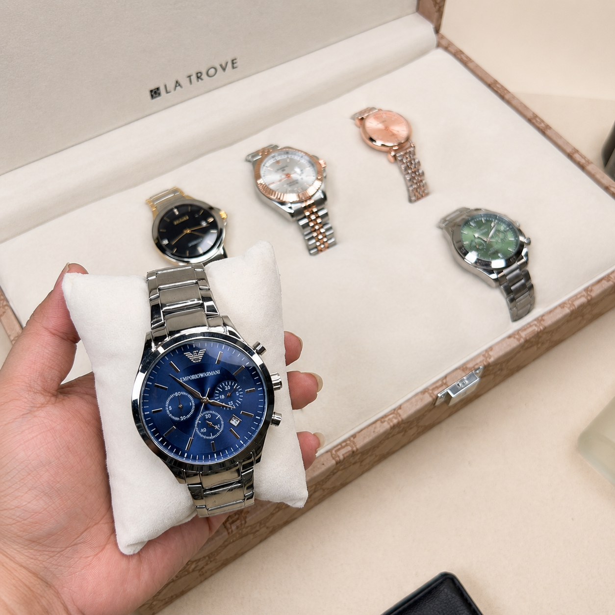 Designer 10 Slot Watch Box