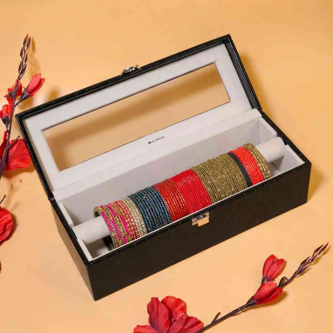 Bangle Box (Single Rod with Glass Top)