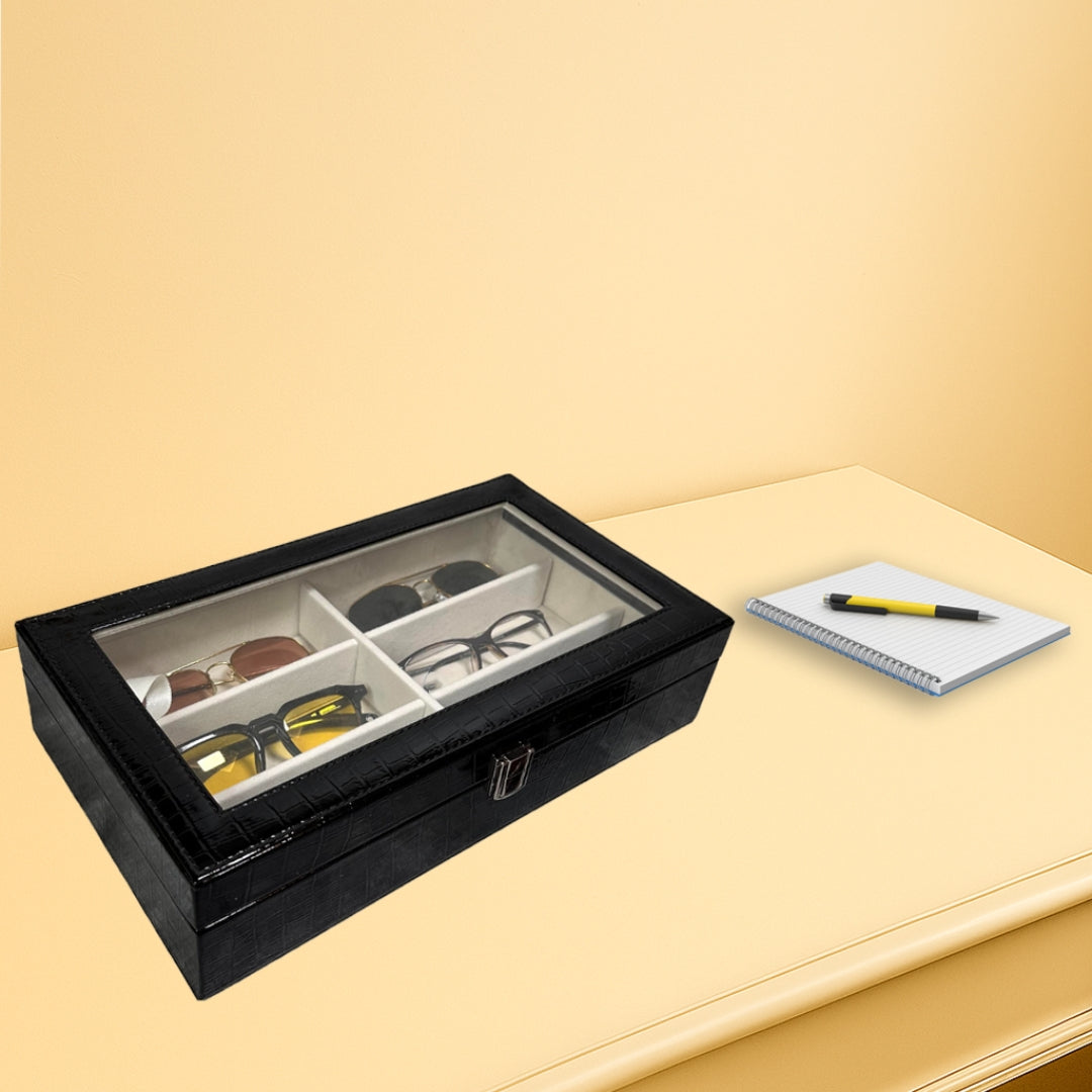 6 Slot Sunglass Glass Top