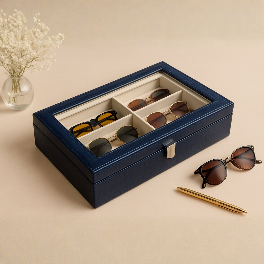 6 Slot Sunglass Glass Top