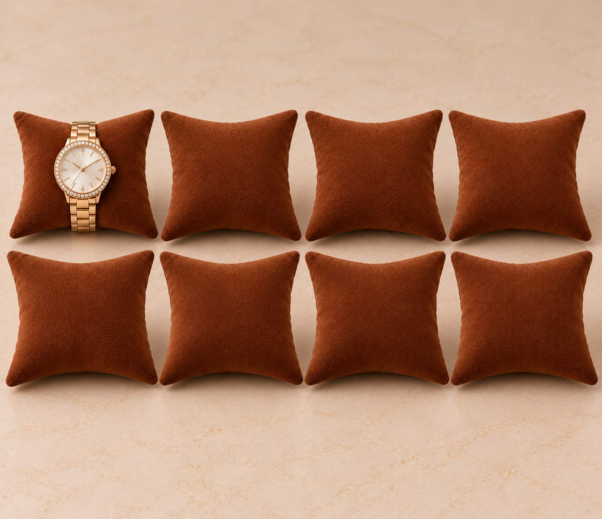 Velvet Watch Display Pillow