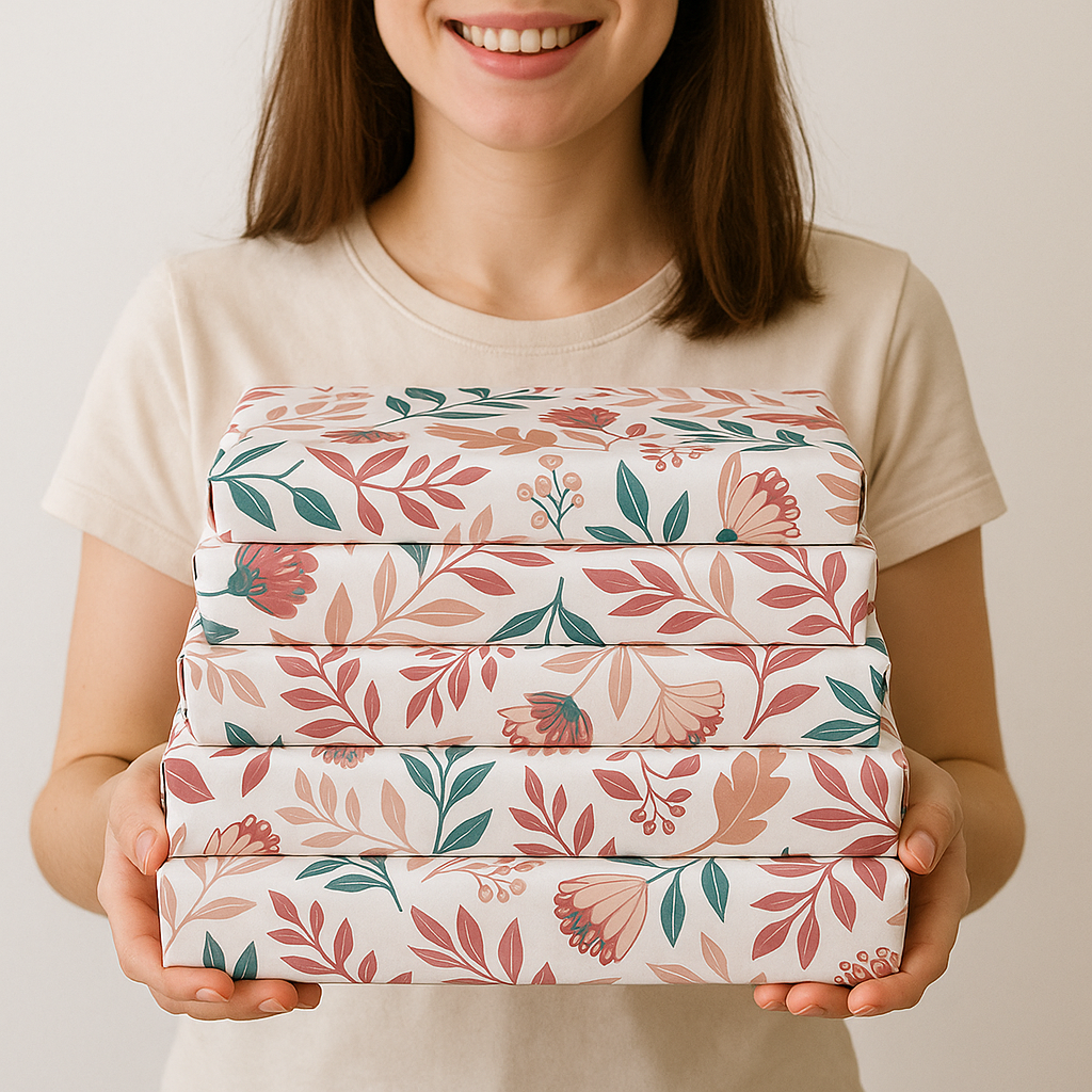 Floral Packing Paper