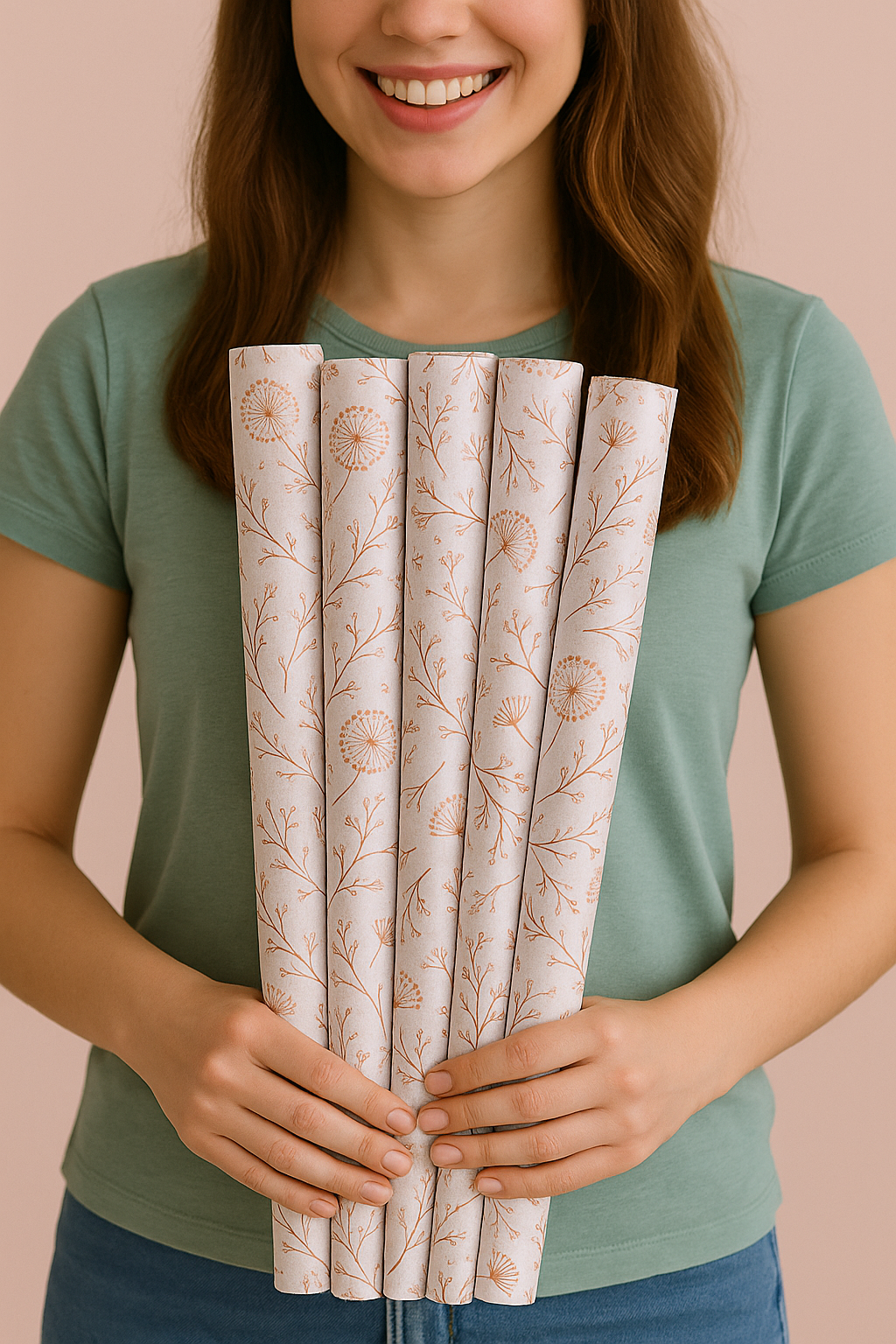 Blush Pink Packing Paper – Premium Luxury Gift Wrap