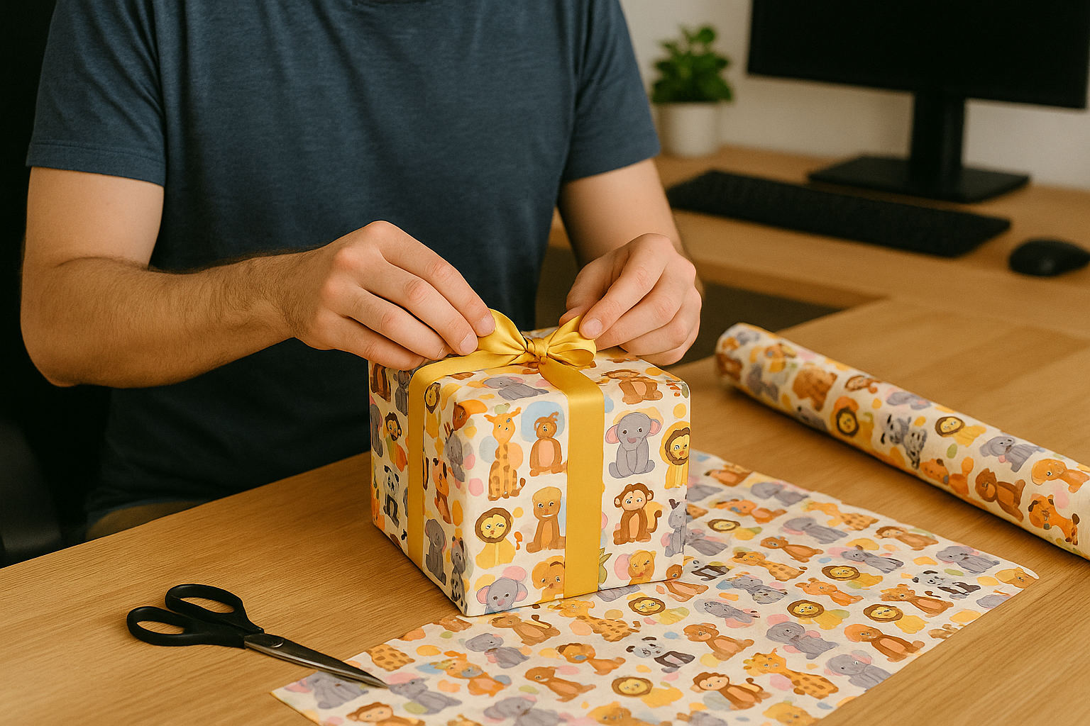 Jungle Theme Packing Paper