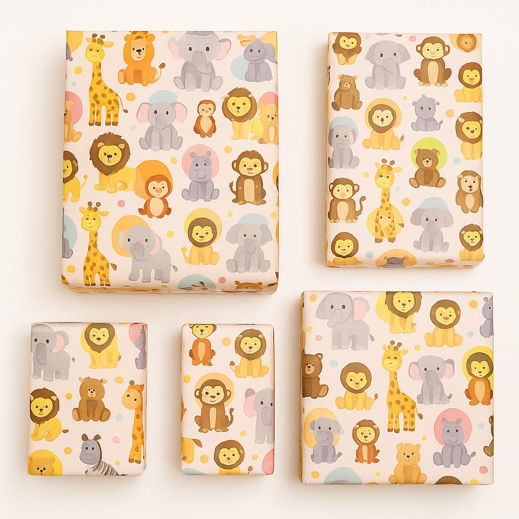 Jungle Theme Packing Paper