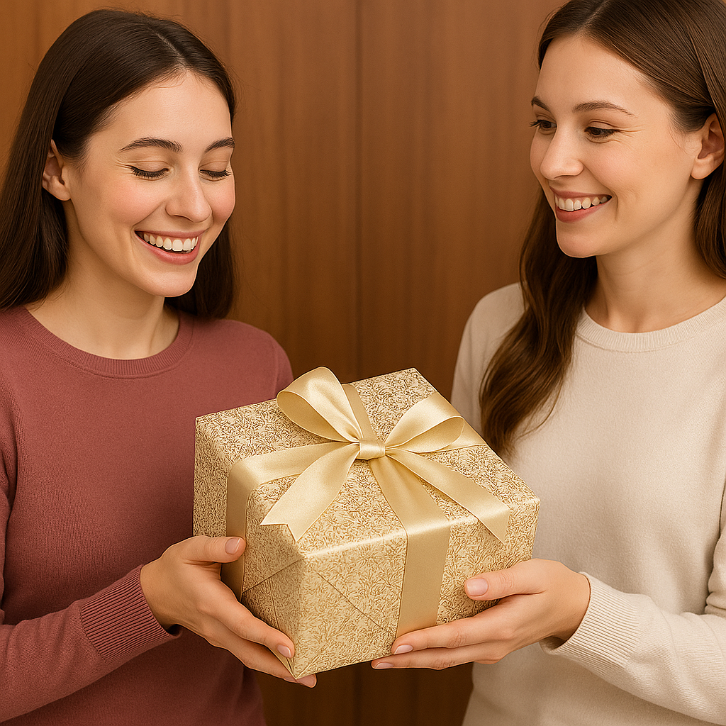 Pink Gold Packing Paper