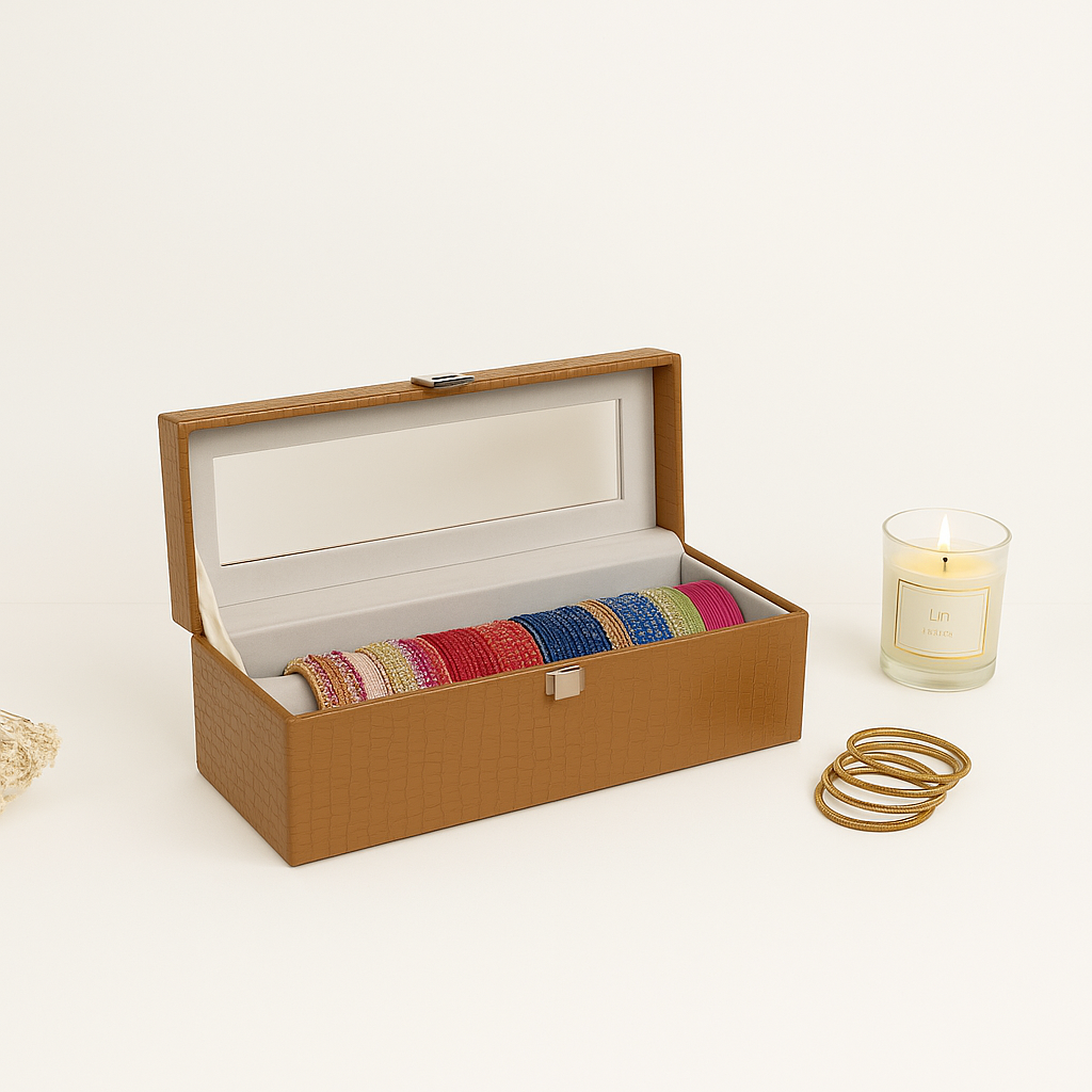 Bangle Box (Single Rod with Glass Top)
