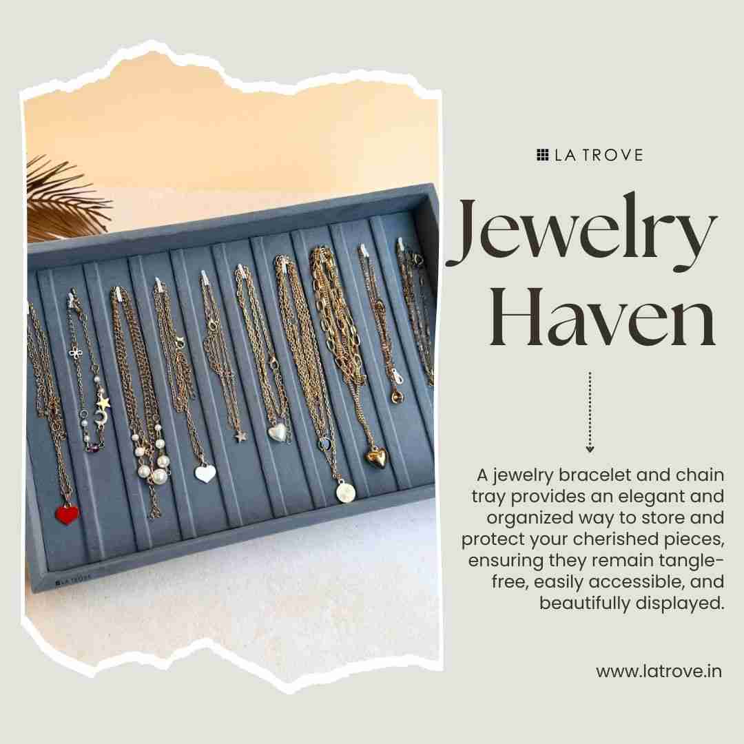 Bracelet & Chain Jewellery Tray Organiser