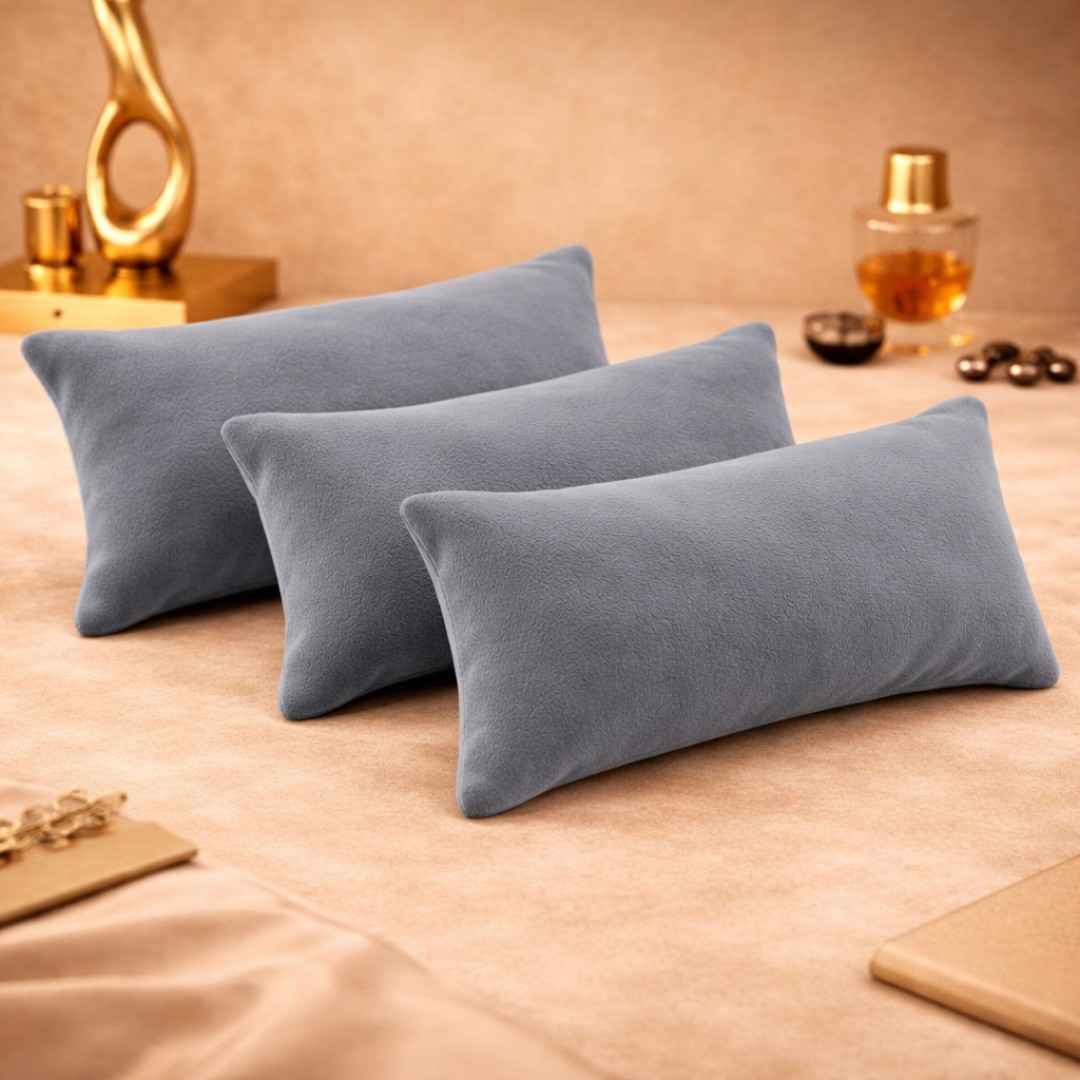La Trove Luxury Long Velvet Pillow Inserts for Bracelets & Jewellery Organizer Pillows