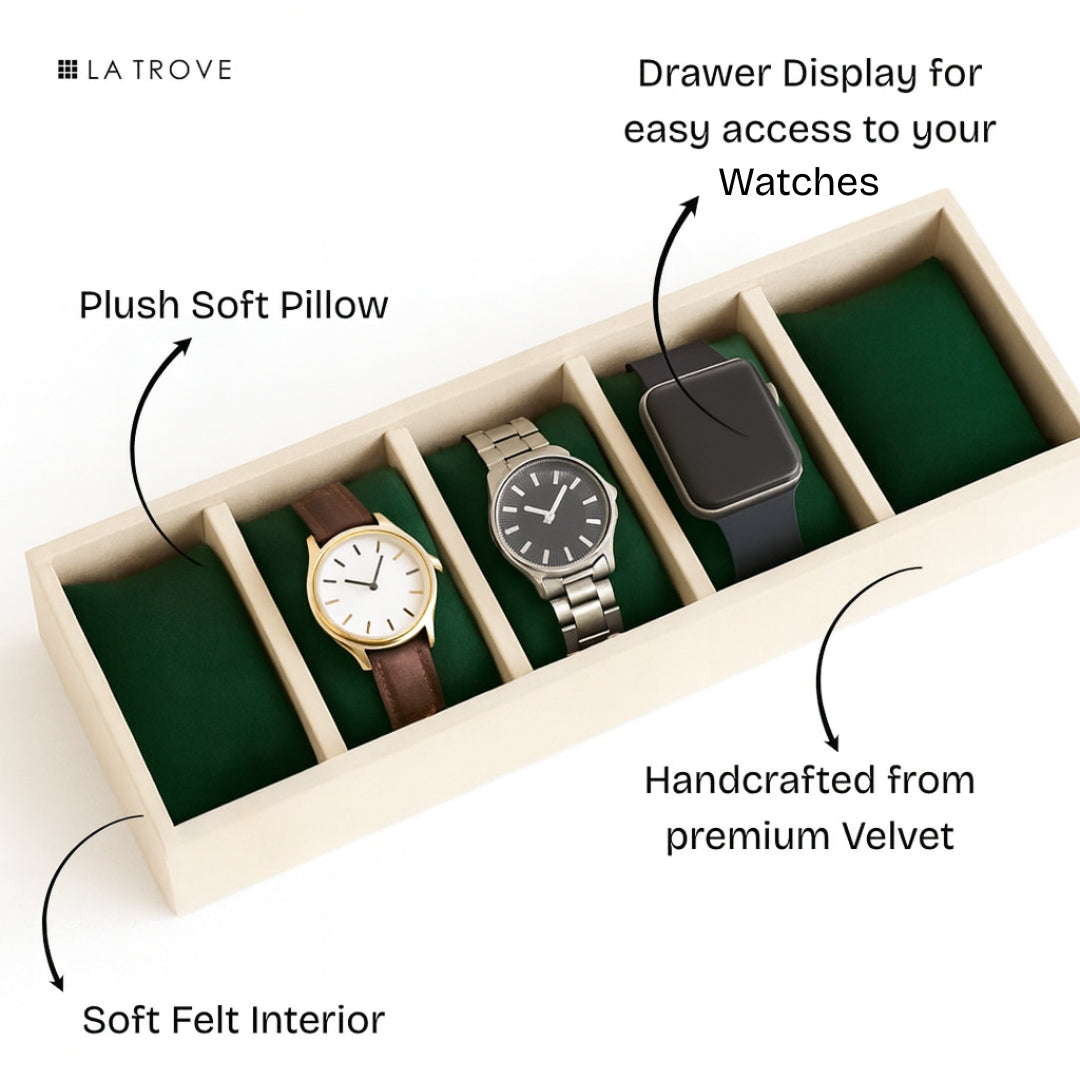 5 Slot Watch Tray Organiser