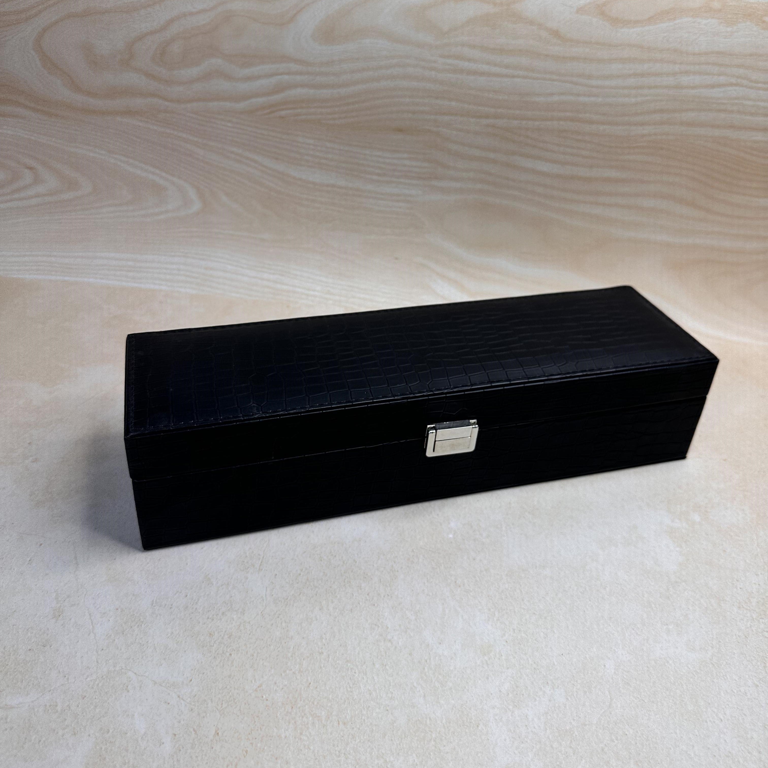 5 Slot Tie & Pocket Square Box