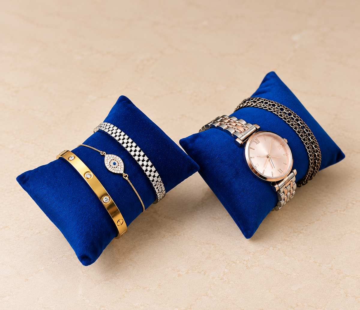 Velvet Watch Display Pillow
