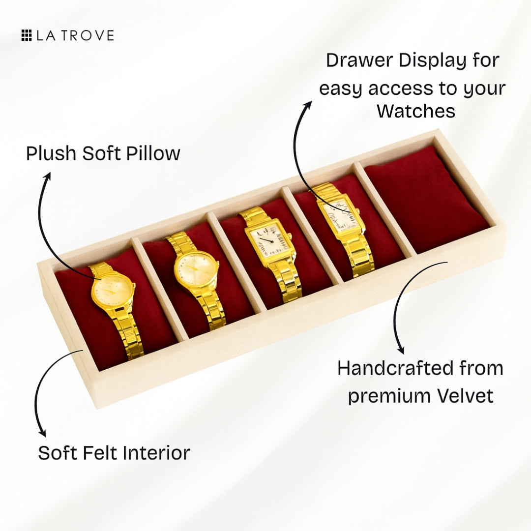 5 Slot Watch Tray Organiser