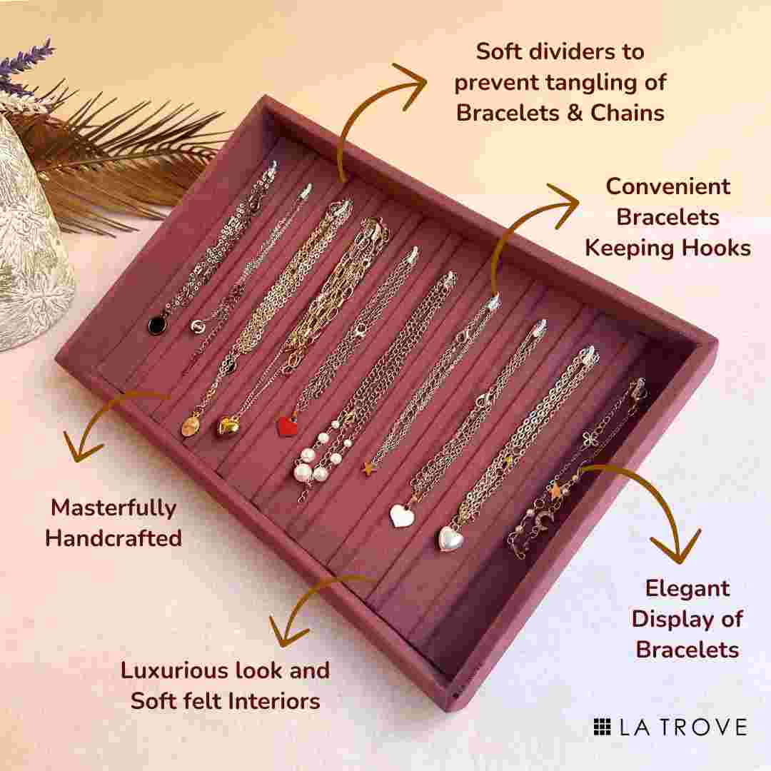 Bracelet & Chain Jewellery Tray Organiser
