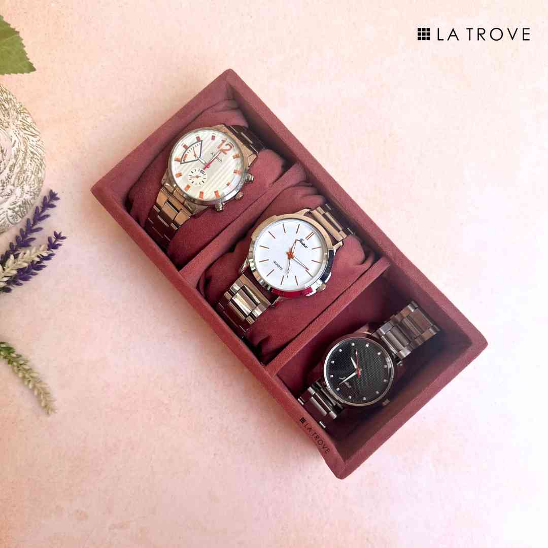 3 Slot Mini Watch Tray (Mini)