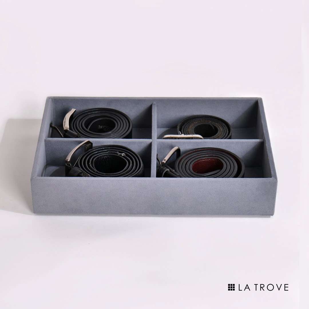 4 Slot Belt Organiser Tray