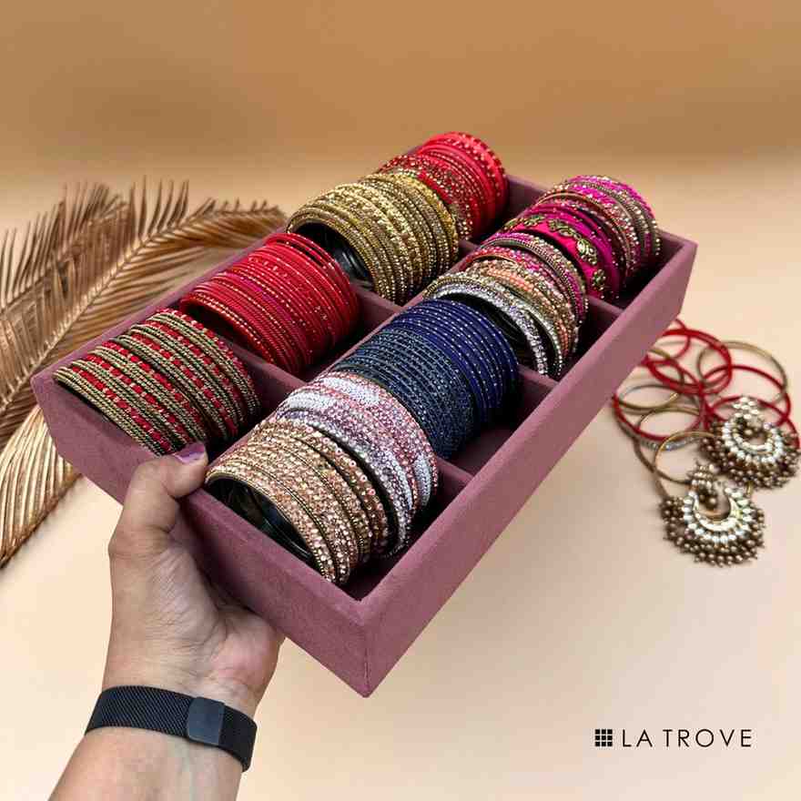8 Slot Bangle Organiser Tray