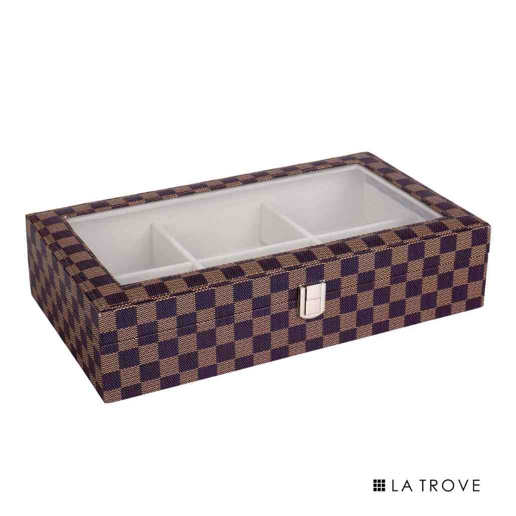 Premium 6 Slot Belt Box Glass