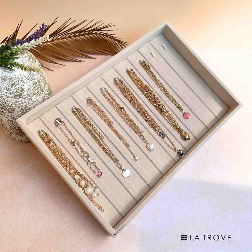 Bracelet & Chain Tray Organizer