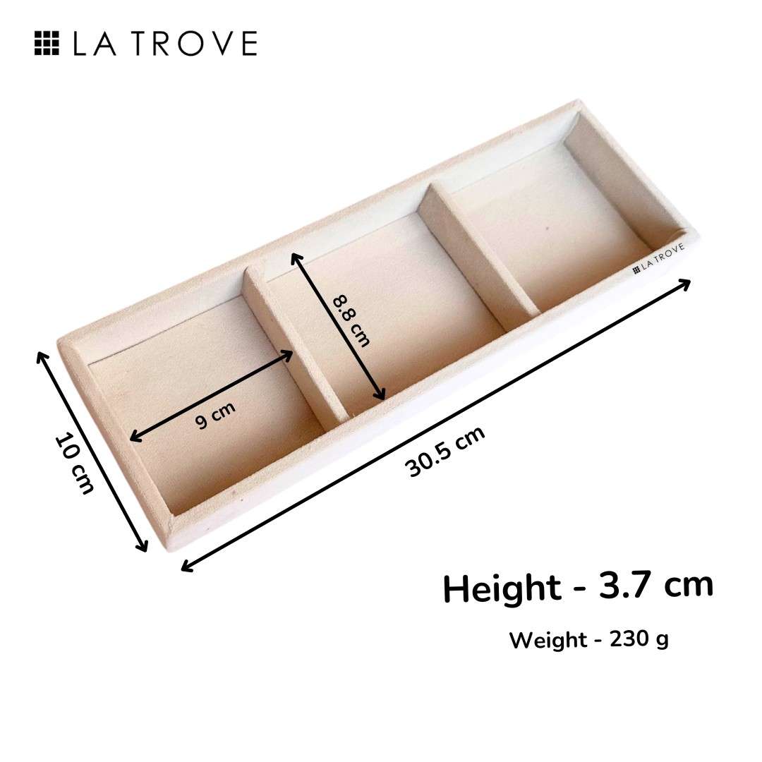 3 Slot Bangle Organiser Tray (Sleek)