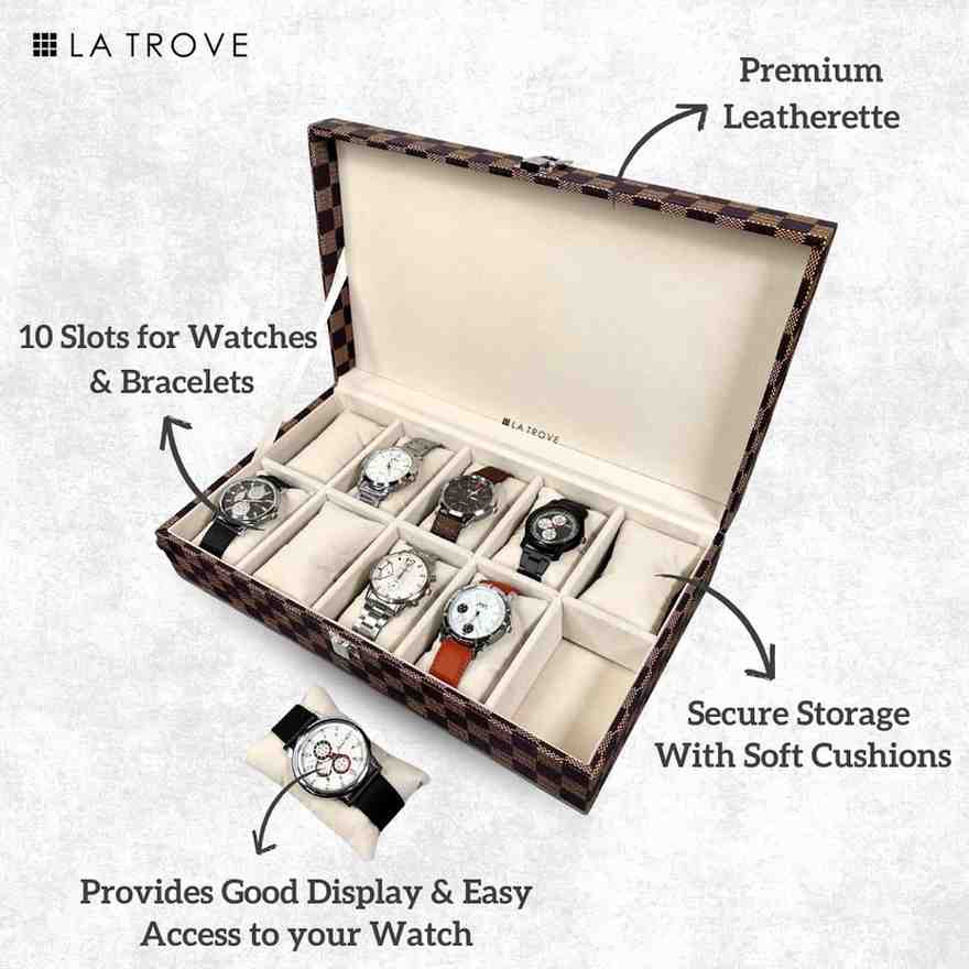 10 Slot Watch Box