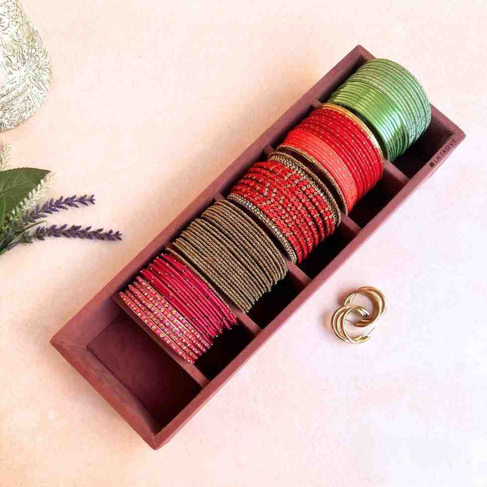 6 Slot Bangle Tray Organiser (Sleek)