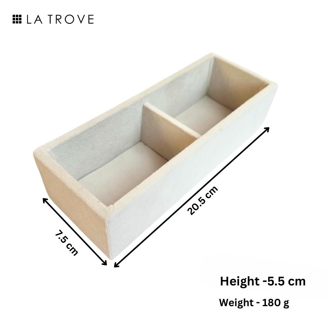 2 Slot Micro Tie & Pocket Square Tray (Micro)